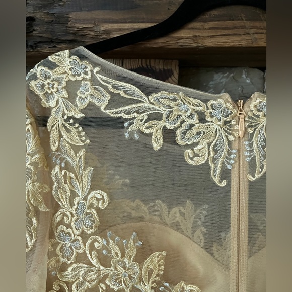 JJs House Dresses New Mother Of The Bride Jjs House Gold Flattering Aline Floor Length Gown